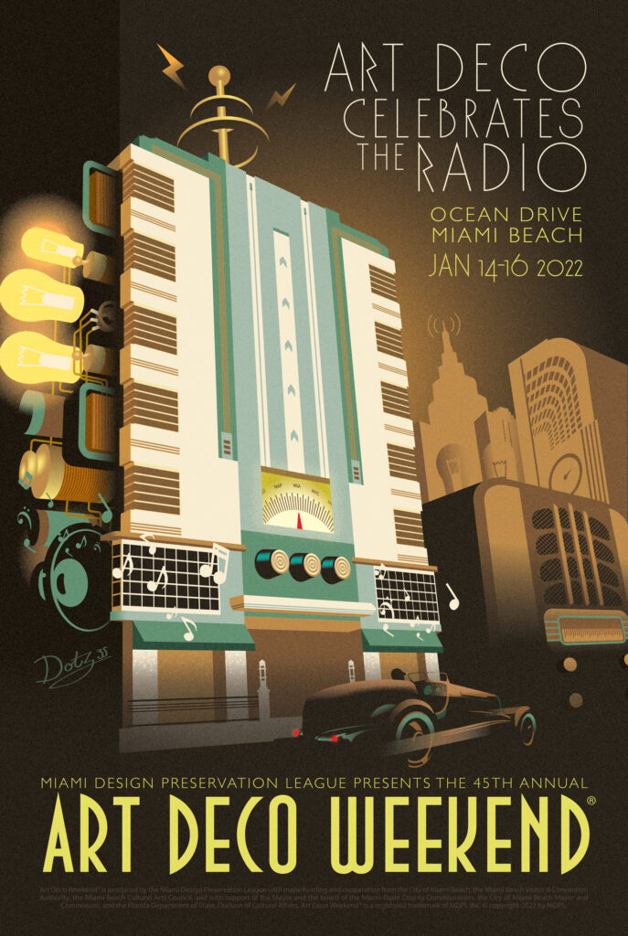 Official Poster Art Deco Weekend 2022
